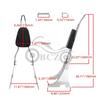 Motorcycle Backrest & Luggage Rack for Harley 883 XL1200 (2004-2013)