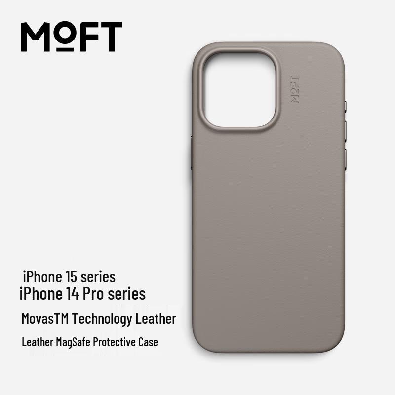 MOFT MagSafe Leather Case for iPhone 15 Pro Max