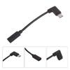 90 Degree Micro USB to Type-C Converter Cable Female to Male Connector Cord Line for Phones Tablets & Game Consoles