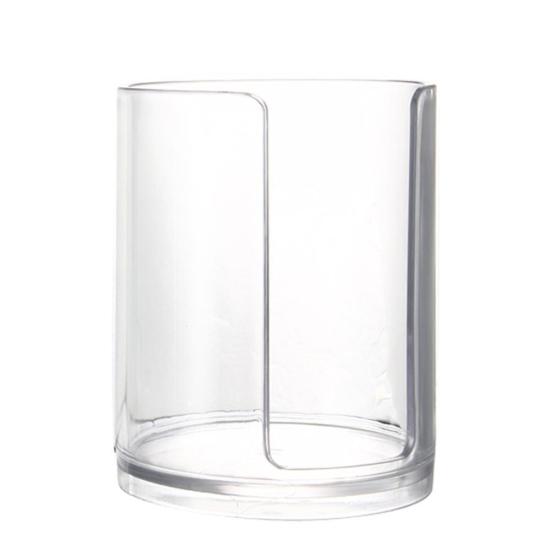 Makeup Organizer Case Cotton Pad Swab Creative Clear Plastic Storage Holder