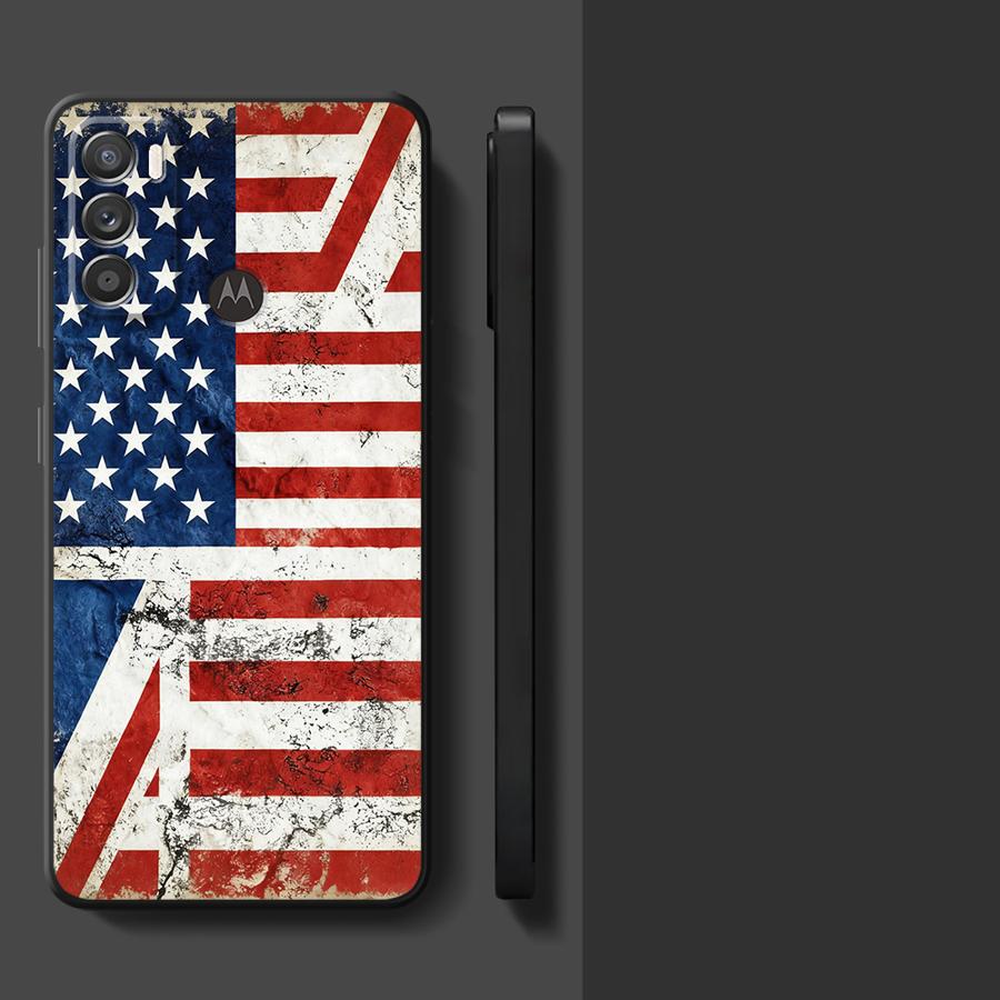 National Flag Pattern Phone Cover Case for Motorola Moto Edge 20 Pro 30 Lite G22 Edge40 G32 G50 G60s G71 G53 G30 G51 G73 G52
