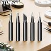 Iron Head Solder Tip Black Alloy Coating for 900M 936 937 938 969 8586 852D Soldering Iron Tips