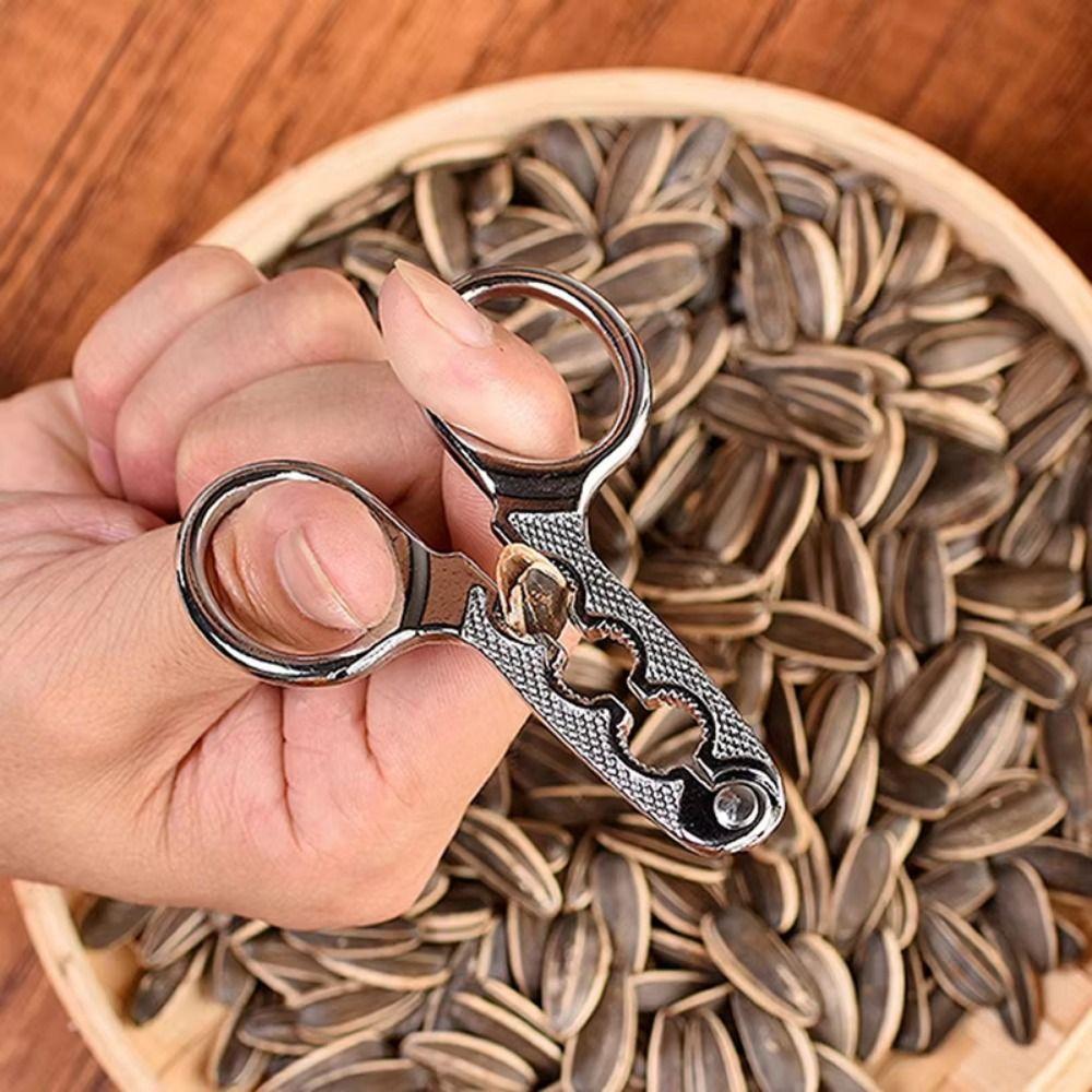 Ergonomic Nut Cracker Tool Non-Slip Pine Nuts Opener Easy To Use Walnut Opener Kitchen Gadget