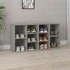VidaXL Shoe Bench, Shoe Organizer with Compartments, Shoe Cabinet with Seat 826370