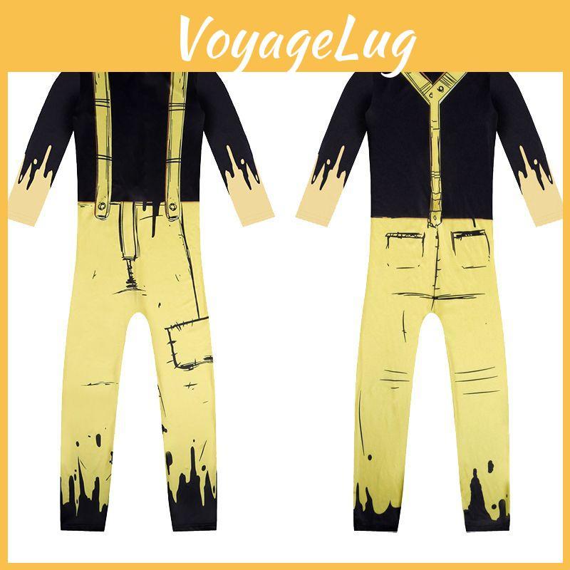 Kids Costume Halloween Cosplay Fancy Jumpsuit Mask