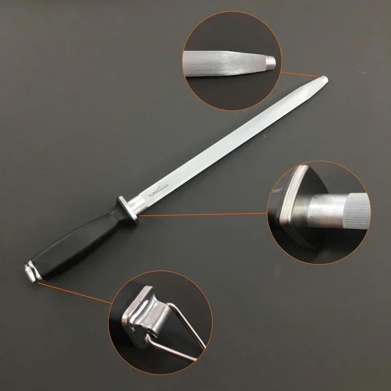 TAIDEA 12 Inch Knife Sharpening Rod Musats Ceramic Professional Kitchen Knives Carbon Steel Sharpen Marching Sharpening Steel