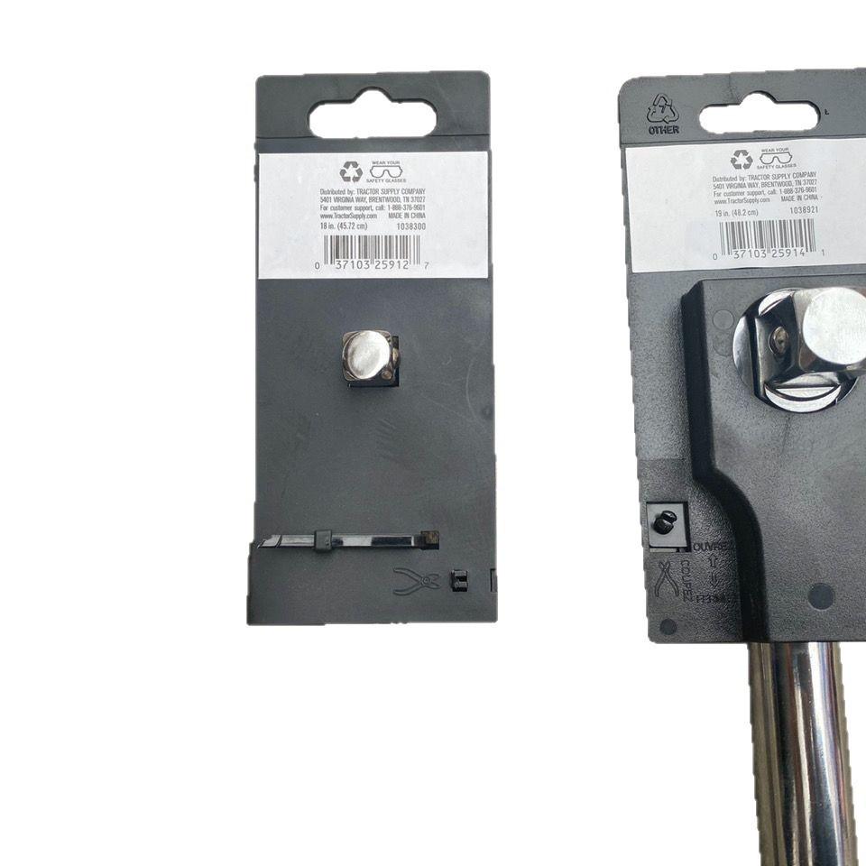 Dafei 15" & 18" F-Handle Movable Socket Wrench Lever, 1/2" Drive