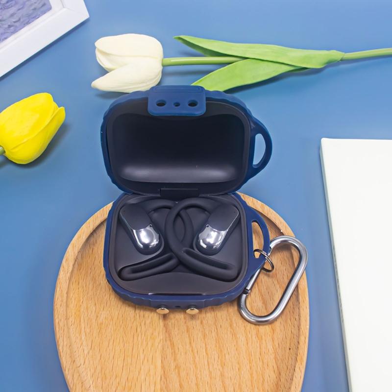 Silicone Carrying Case Shockproof Silicone Earphone Cover Protective Silicone Sleeve Earbud Case for OpenFit Air T511