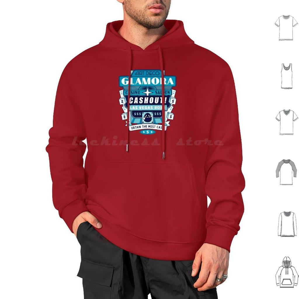 Las Vegas 2032 Cashout Hoodie Cotton Long Sleeve The Finals Thefinals Game Gaming Gamer Video Game Shooter Nama Tama Cashout