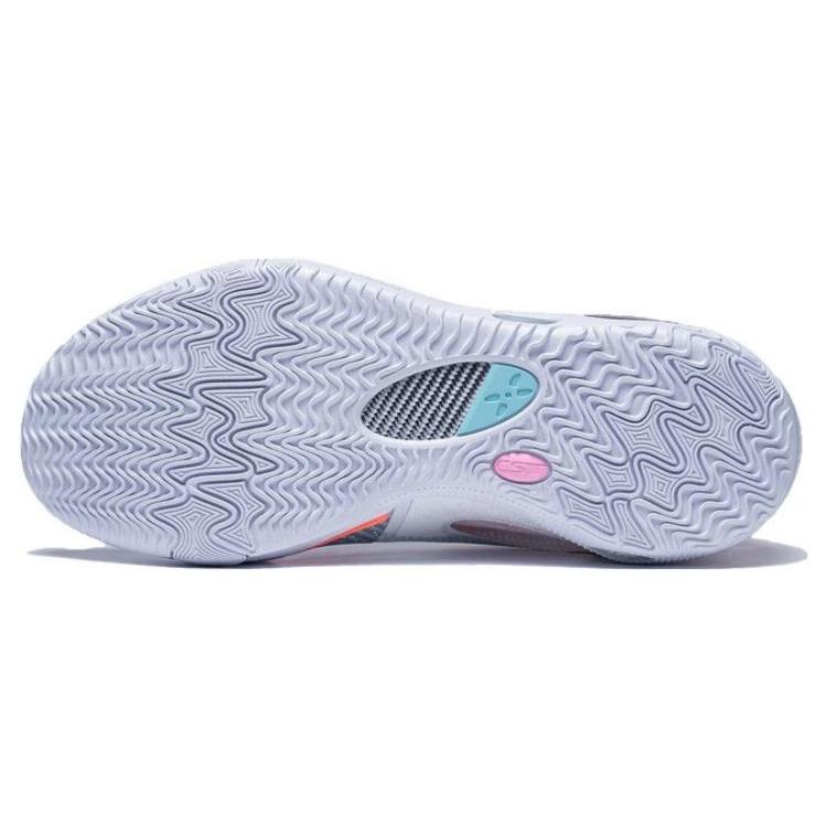 Li Ning Wade 808 3 Ultra Slip Resistant Abrasion Resistant Low Top Basketball Shoes Men's White ABAT051-7