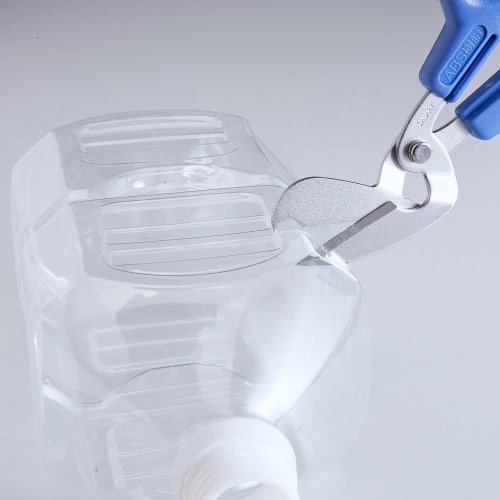 Hasegawa Cutlery Plastic Bottle Scissors, Blue, PS-50H, Overall Length: 16cm, Blade Length: 3.4cm