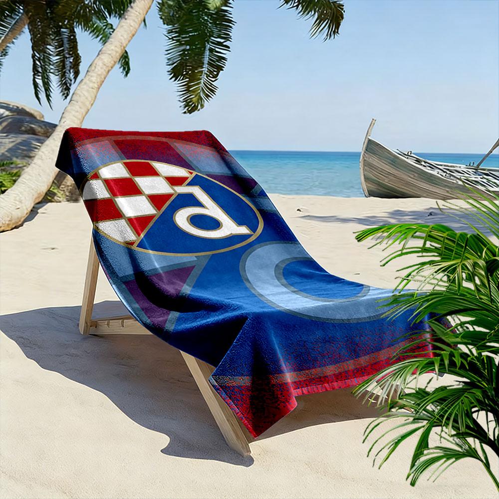 Lebendiges geometrisches Passion-Print Strandtuch, schnell trocknend, geeignet für Reisen, Outdoor-Sport, Joggen, den Strand und Schwimmen, Geschenk
