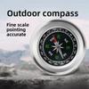 Portable Handheld Compass Geography Teaching Aids Camping Hiking Direction Navigation Outdoor Travel Survival Practical Guider