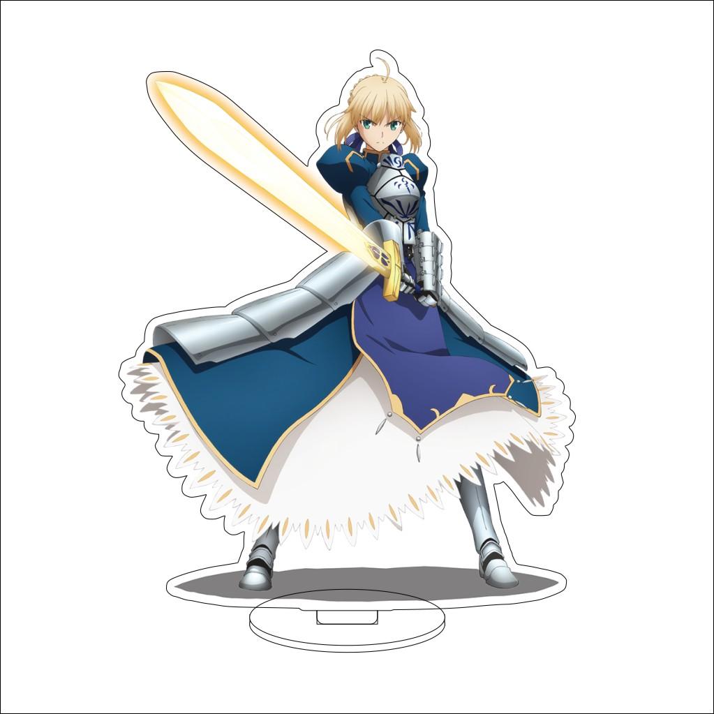 16CM Anime Fate stay night Cosplay Acrylic Stand Ornaments Tamamo no Mae/Shirou Emiya Figure Stand Halloween Gifts