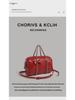 Korean-Style Boston Wax Leather Handbag with Bow Accent