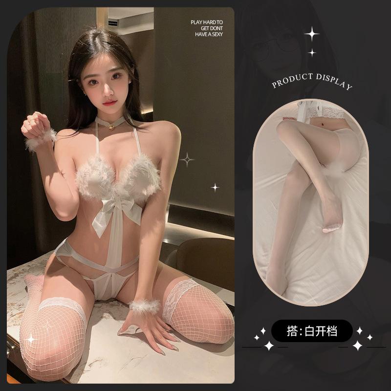 Sex lingerie sexy uniform seduction pajamas pure desire small breasts big pussy maid