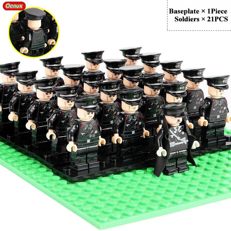 Nouvelles Mini Figurines de Soldats de l'Armée Russe Soviétique de la Seconde Guerre Mondiale Bloc de Construction Militaire Mini Le Bataille de Koursk Brique Bloc Militaire Jouet MOC