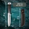 Tourist Knife for Hunting and Fishing Scabbard