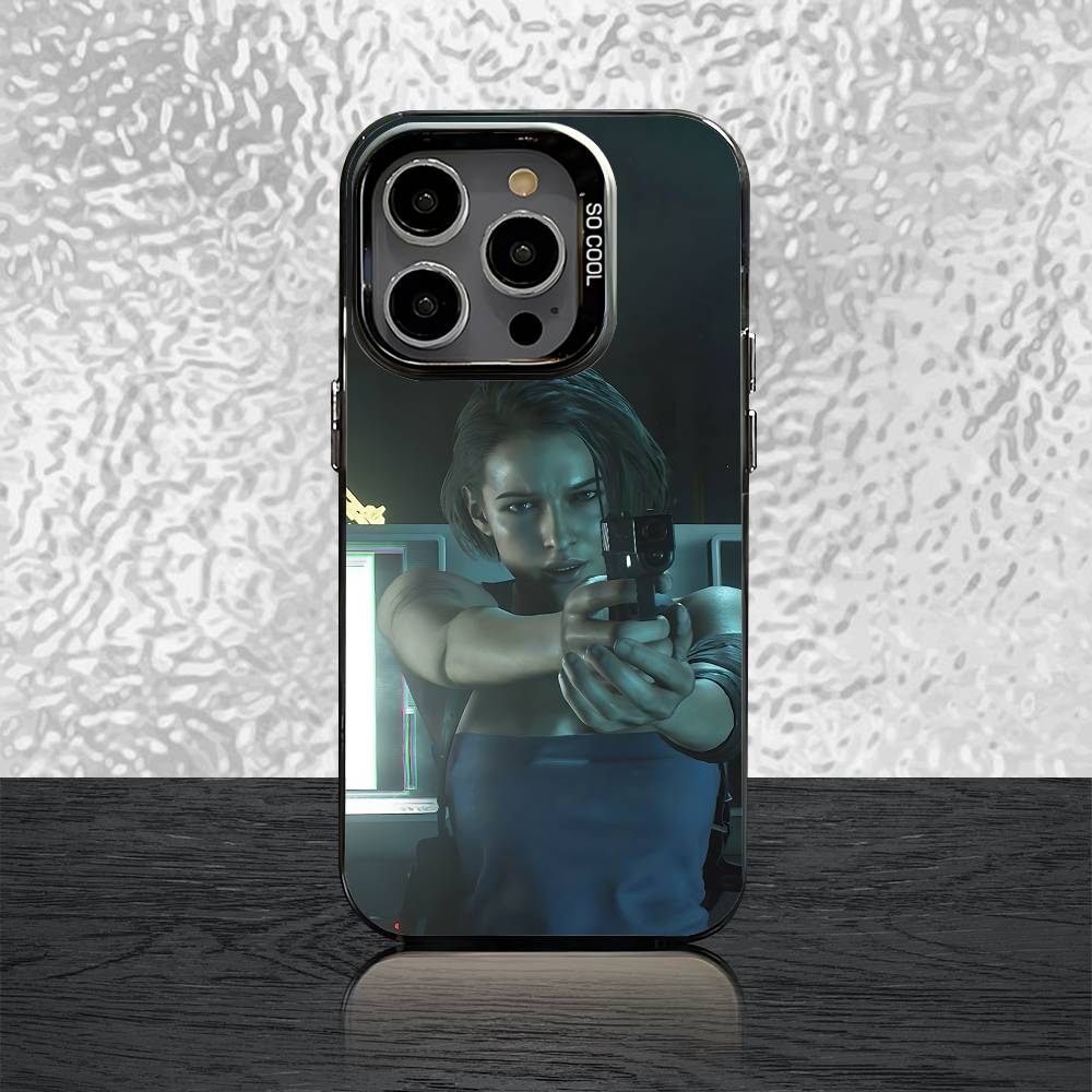

Jill V-Valentine Phone Case For iPhone 14,16,12,15,13,17,11,E,Pro,Max,Plus,Air,Mini Black Soft Cover iPhone13
