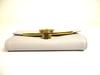 Authentic Salvatore Ferragamo Gancini Light Gray Leather Gold H/W 6Pics Key Chain #a980  Refurbished
