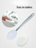 Bathroom long-handled sponge wipe brush, cleaning brush, bathtub sponge brush, floor tile brush, scouring pad