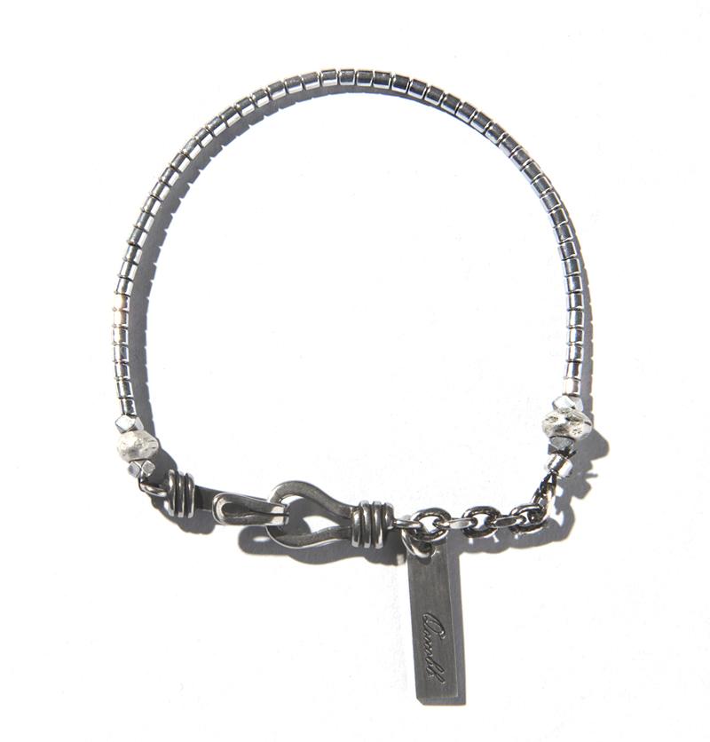 Qoocobb Silver Hematite Gemstone Bracelet Unfreedic Bracelet-05
