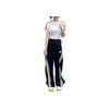 Adidas Set Original Larg Bluza de Trening cu Mânecă Lungă în Dungi și Pantaloni Femei Seturi Negru GK9078JV9943