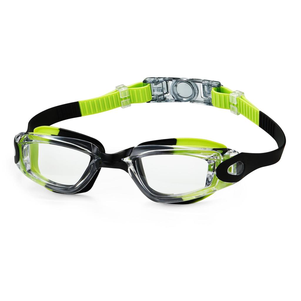 Custom HD Anti-Pinch Swim Cap & Foldable Goggles Set with Nose Clip & Earplugs