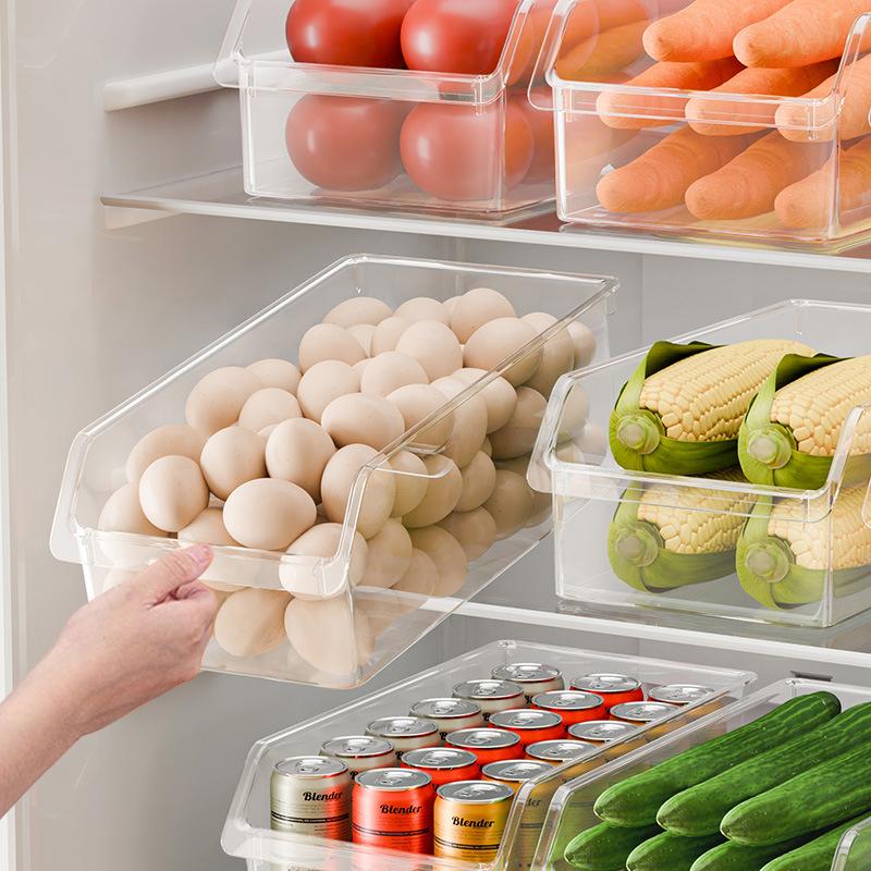 Kühlschrank Aufbewahrungsbox, Küche, Kunststoff, Transparent, Eier, Obst und Gemüse, Organisationsschubladen, Aufbewahrungsbox, Aufbewahrungsbox, Frischhaltebox