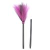 Creative Halloween Witch Broom Prop with Exquisite Workmanship Plastic and Gauze Material Safe for Adults Party Cosplay