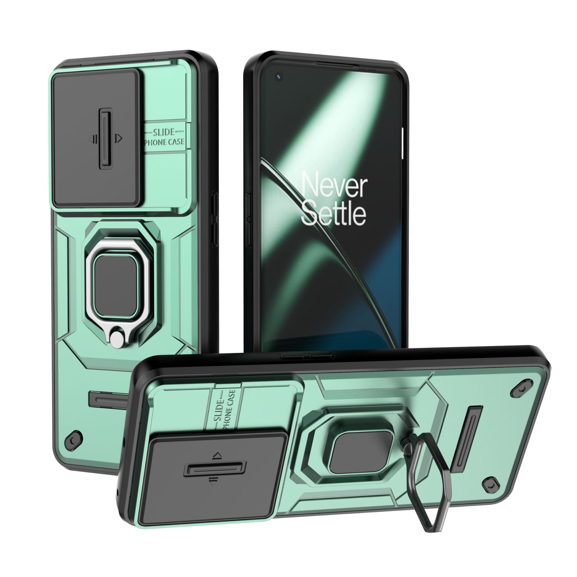 

Oneplus Ace 5 Ultra/Nord 5 Phone Case,Military-Grade Magnetic Kickstand Phone Case Cover for Oneplus Ace 5 Ultra/Nord 5 зелений