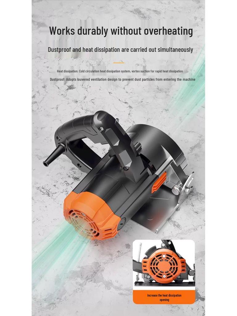 Multifunctional Handheld Electric Cutting Saw for Marble, Stone, Tile, and Wood
