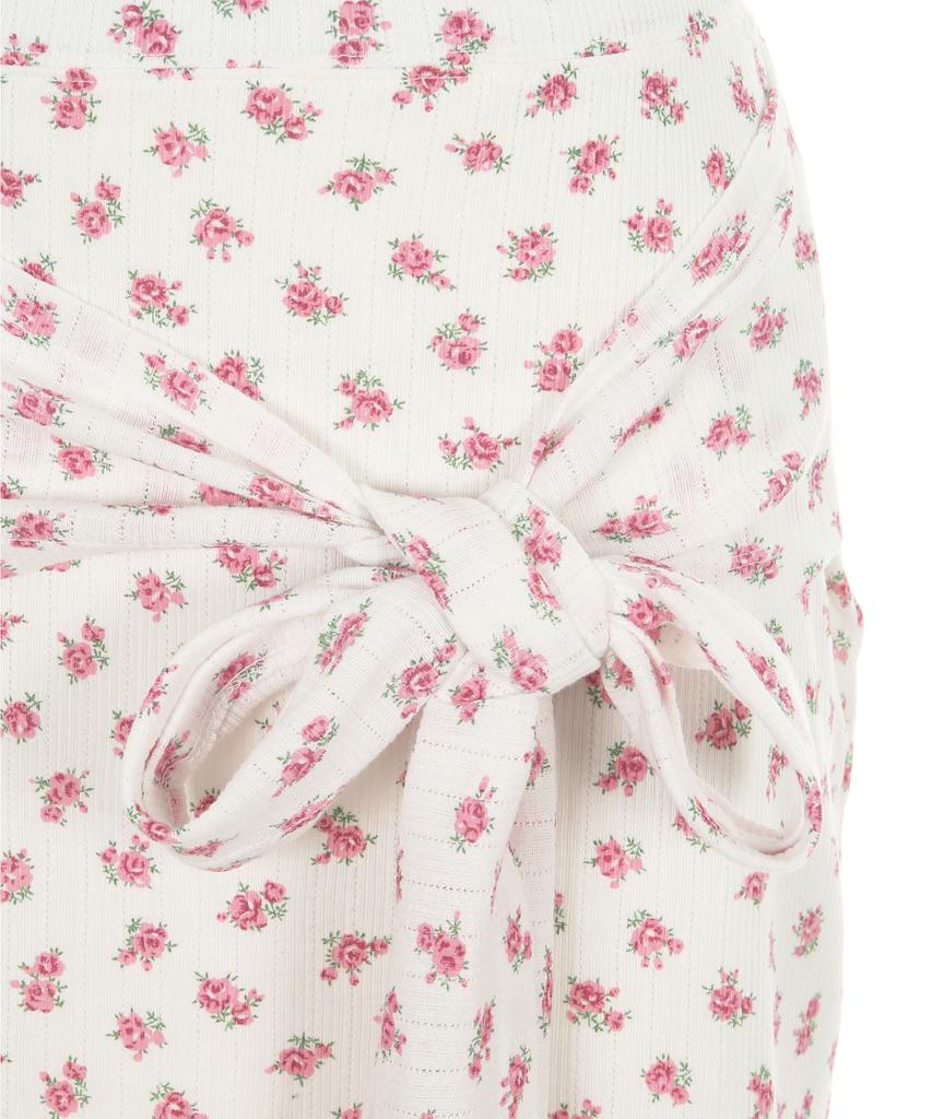 Deobeuleseussiakaibeu Floral Tie Skirt 006