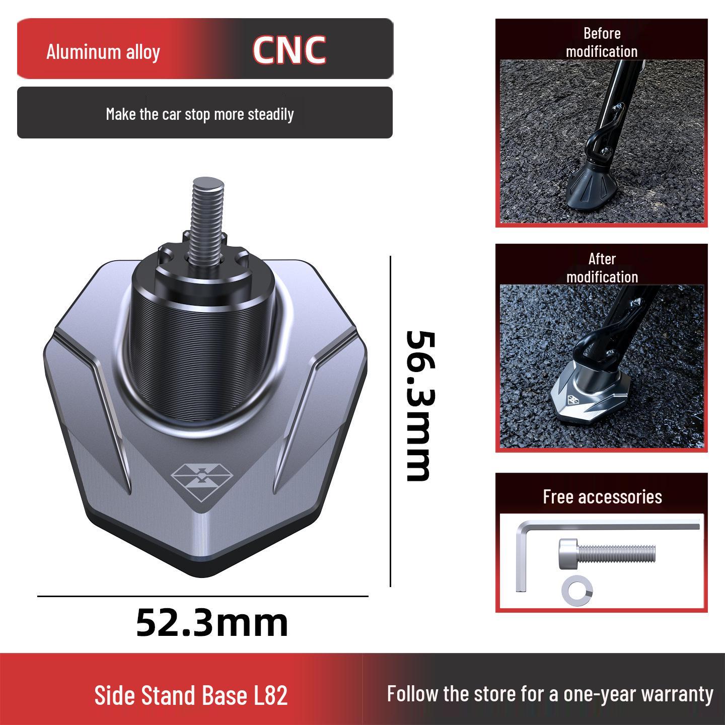 Yadea X5 Electric Scooter Widened Anti-Slip Kickstand Pad Accessory Refer to Product Description
