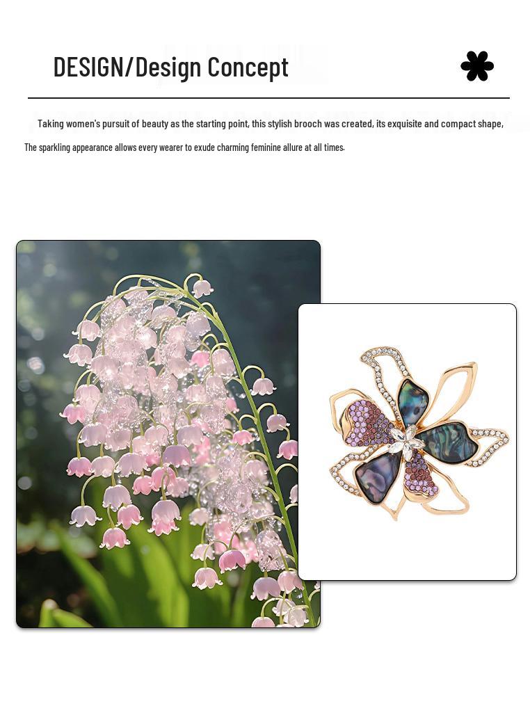 Elegant Rhinestone Bow Brooch with Imitation Abalone Shell for Coats and Sweaters - European and American Fashion Style.