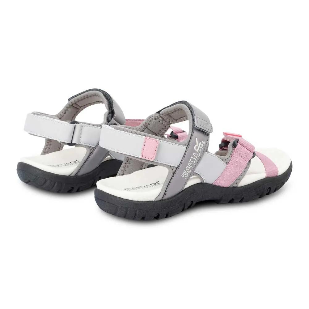Regatta Santa Clara II sandals adjustable straps Grey/Lilas