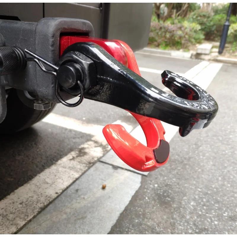 Split trailer shackles 2Pcs Trailer U-hook 8Ton 3/4" D Shackles Set for Vehicle Recovery 4WD Offroad Parts Towing Hook
