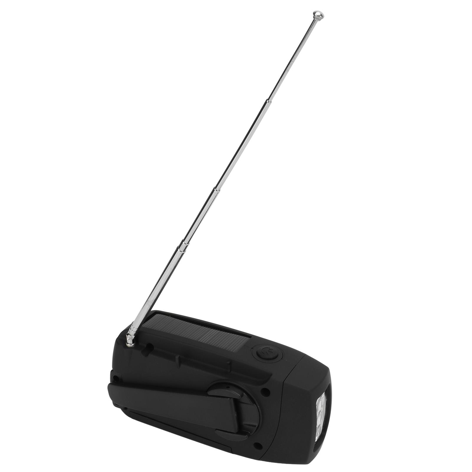 

Solar Hand Crank Radio AM FM WB Weather Warning USB Charging Emergency Radio with SOS Alarm Function Rechargeable Radio