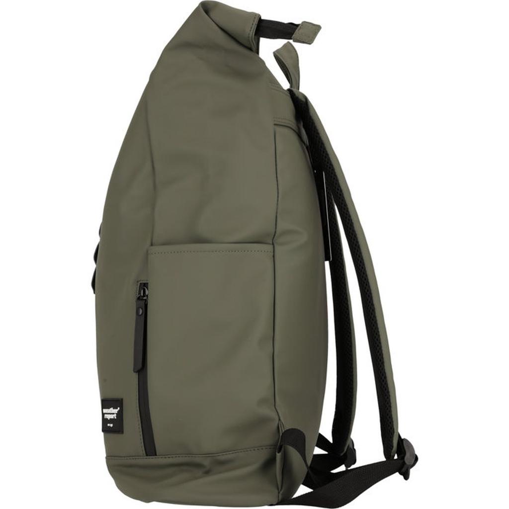 Sac à dos - WEATHER REPORT - Bronze - Roll top - 100% PU - Kaki