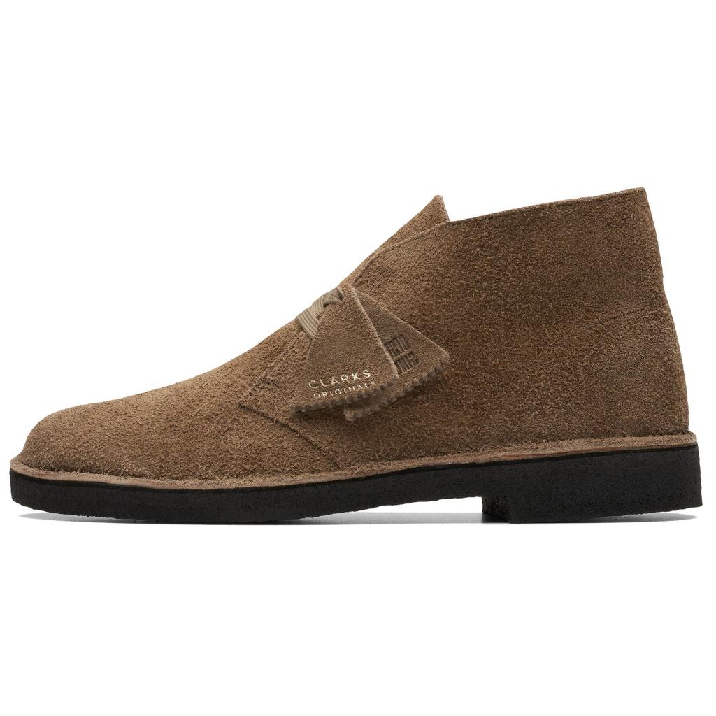 Clarks Originals Two-Layer Cowhide Fashion Simple Short Boots Men boots Gray 261740557