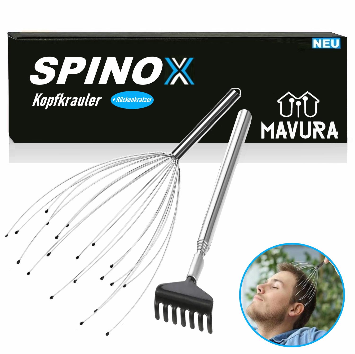 

SPINOX Масажер для голови Павук + Безкоштовна чесалка для спини [ОРИГІНАЛ]