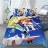 New Lucky Star 3D Print Anime Girl 3 PCS Duvet Cover Set Fashion Bedding Sets Comforter Duvet Cover Pillowcase Home Textiles