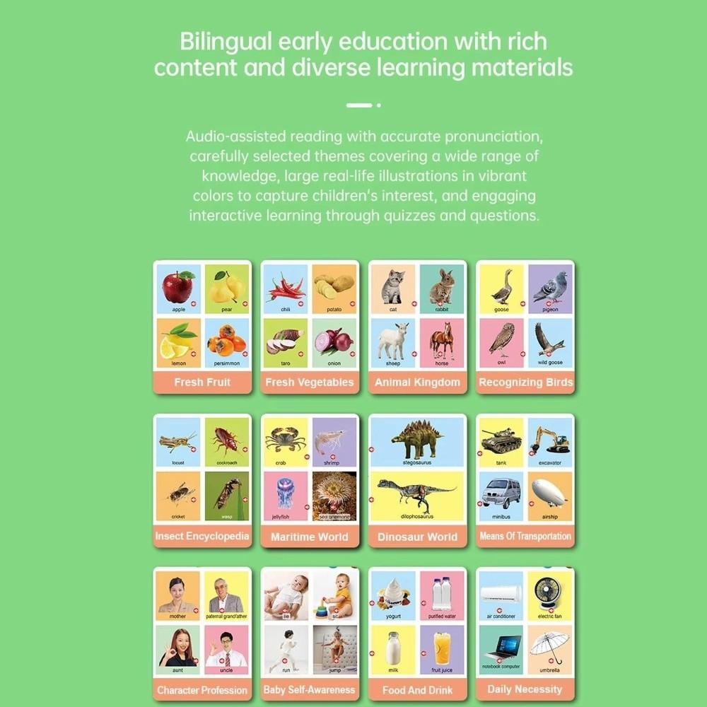 Sound Reading English Enlightenment Audiobook Interactive Book  Parent-child Interaction