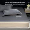Heilan Home Washable Ice Silk Fitted Sheet