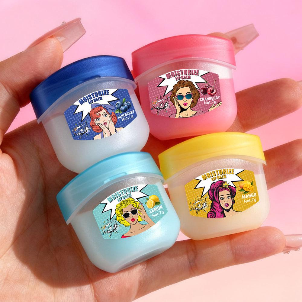 English Cross-Border Lip Care Set: 4-Piece Moisturizing Lip Mask & Lipstick Collection