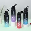 1 Litre Sports Water Bottle Leak Proof Colorful Plastic Cup Drinking Bottle for Outdoor Travel Portable Gym Fitness Jugs