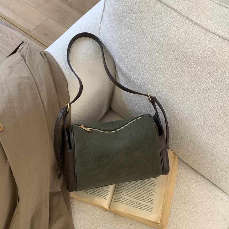 Fashionable and Simple Large-capacity Backpack, High-end and Retro Single-shoulder Crossbody Bag