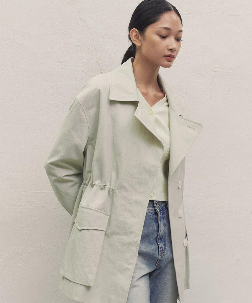 Make A Toast Oversized String Trench Jumper Mint Mbdfjp001Mt