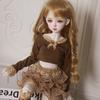No Doll New 30/45/60cm Doll's Clothes for 1/3 1/4 1/6 Bjd Doll Brown Skirt Set Diy Girl Toys Dress Up Doll Accessories