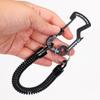 1/2/5pcs Multi functional Security Gear Tool Black Hiking Camping Phone Keychain  for Camping Hiking